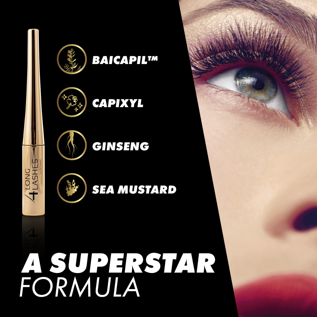 Long4Lashes Gold Eyelash Serum Eyebrows to Nails Mayo